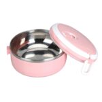 Multi Layer Stainless Steel Hot Lunch Box (1 Layer) - Back View by Nari Haat, Indian ethnic wear, women clothing, des...