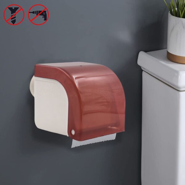 Wall-Mounted Tissue Holder – Essential Organizer for Tissues, Wipes & Accessories - Front View by Nari Haat, Indian...