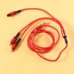 3 in 1 High-Quality Multi-Charging Cable - Closeup Embroidery by Nari Haat, Indian ethnic wear, women clothing, desig...