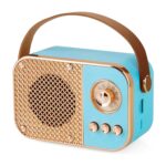 Vintage Style Wireless Portable Speaker with Retro Radio (1 Pc) - Sleeve Design by Nari Haat, Indian ethnic wear, wom...