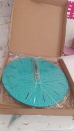 Contemporary Minimal Wall Clock (1 Pc) - Fabric Detail by Nari Haat, Indian ethnic wear, women clothing, designer suit