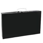 Stainless Steel Briefcase Style Barbecue Grill Toaster (Medium, Black) - Back View by Nari Haat, Indian ethnic wear, ...