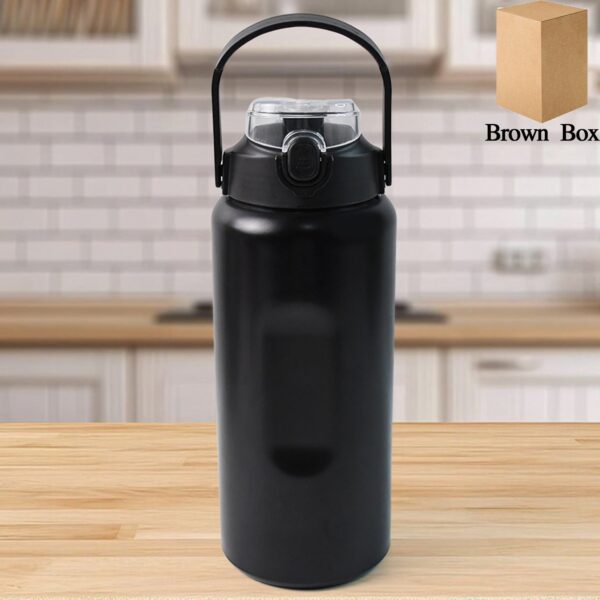 Large Capacity Stainless Steel Insulated Water Bottle 1600ML (1 Pc) - Front View by Nari Haat, Indian ethnic wear, wo...