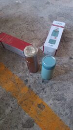 Stainless Steel Travel Water Bottle Approx 350ml (1 Pc) - Fabric Detail by Nari Haat, Indian ethnic wear, women cloth...