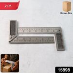 Heavy-Duty Metal Try Square Ruler Set (2 Pc) - With Dupatta by Nari Haat, Indian ethnic wear, women clothing, designe...
