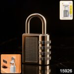Heavy-Duty 4-Digit Resettable Combination Padlock (1 Pc) - With Dupatta by Nari Haat, Indian ethnic wear, women cloth...