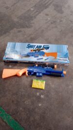 Shot Air Gun Toy with Scope and 8 Soft Foam Bullets Set - Full Detail by Nari Haat, Indian ethnic wear, women clothin...