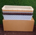 Plastic Multipurpose Desk Organizer Tray (6 Pcs Set) - Full Detail by Nari Haat, Indian ethnic wear, women clothing, ...