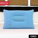 Comfortable Inflating Travel Pillow (34×21 Cm / 1 Pc / Mix Color) - With Dupatta by Nari Haat, Indian ethnic wear, w...