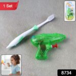 Kids Toothbrush and Water Gun Toy Set - With Dupatta by Nari Haat, Indian ethnic wear, women clothing, designer suit
