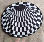 3D Space Round Carpet, Floor Mat Non-Woven Doormat (1 Pc / 78 Cm) - Full Detail by Nari Haat, Indian ethnic wear, wom...