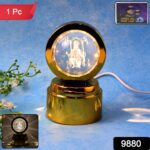Bajrang Bali 3D Crystal Ball Night Light with LED Illumination (1 Pc) - With Dupatta by Nari Haat, Indian ethnic wear...
