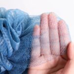 Bath Sponge Round Loofah and Back Scrubber for Men and Women - Sleeve Design by Nari Haat, Indian ethnic wear, women ...