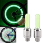 LED Flash Light lamp tyre Wheel Valve Sealing caps (2 Pc / Mix Color) - Full Detail by Nari Haat, Indian ethnic wear,...