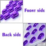 Mix design Ice Trays Freezer with Easy to Release Flexible Silicone shape ice cavity - Closeup Embroidery by Nari Haa...