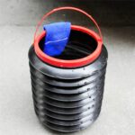 Foldable Storage Bucket , Water Container & Dustbin Multiuse Bucket - Back View by Nari Haat, Indian ethnic wear, wom...