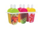 6 Pcs Multicolor Polypropylene Ice Mold, Kulfi Maker / Stick / Cream / Assorted - Sleeve Design by Nari Haat, Indian ...