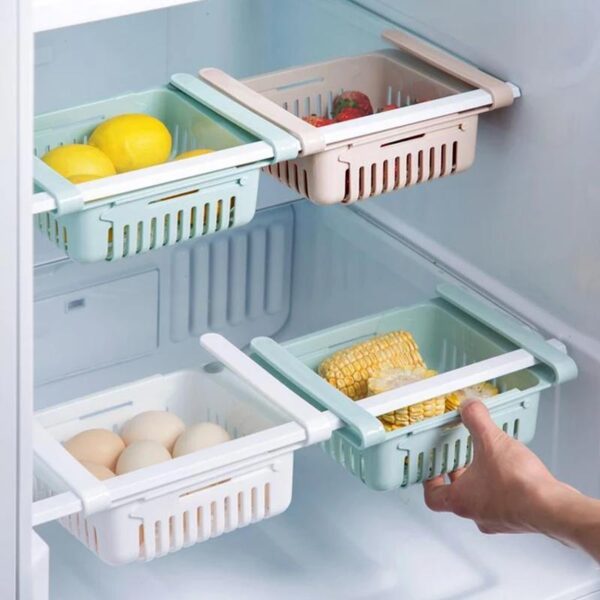 Adjustable Fridge Organizer Drawer Set