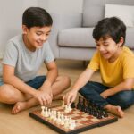 Premium Portable Chess Set Plastic Chess Pieces (1 Set) - Closeup Embroidery by Nari Haat, Indian ethnic wear, women ...