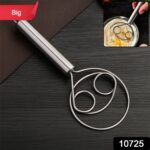 Stainless Steel Danish Dough Whisk - (1 Pc / Big) - With Dupatta by Nari Haat, Indian ethnic wear, women clothing, de...