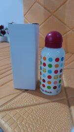 Aluminium, Metal Sports Water Bottle, 1 Pc (Capacity 350 ML Approx) - Fabric Detail by Nari Haat, Indian ethnic wear,...