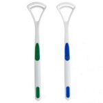 New Hot Away Hand Scraper Fashion Tongue Cleaner Brush with Silica Handle - Neckline Detail by Nari Haat, Indian ethn...
