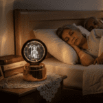 Bajrang Bali 3D Crystal Ball Night Light with LED Illumination (1 Pc) - Full Detail by Nari Haat, Indian ethnic wear,...