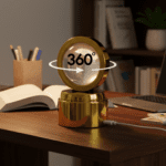 Bajrang Bali 3D Crystal Ball Night Light with LED Illumination (1 Pc) - Closeup Embroidery by Nari Haat, Indian ethni...