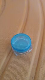 Plastic Empty Round Makeup Jar Pot Travel Cream Powder Cosmetic Container (1 Pc) - Full Detail by Nari Haat, Indian e...