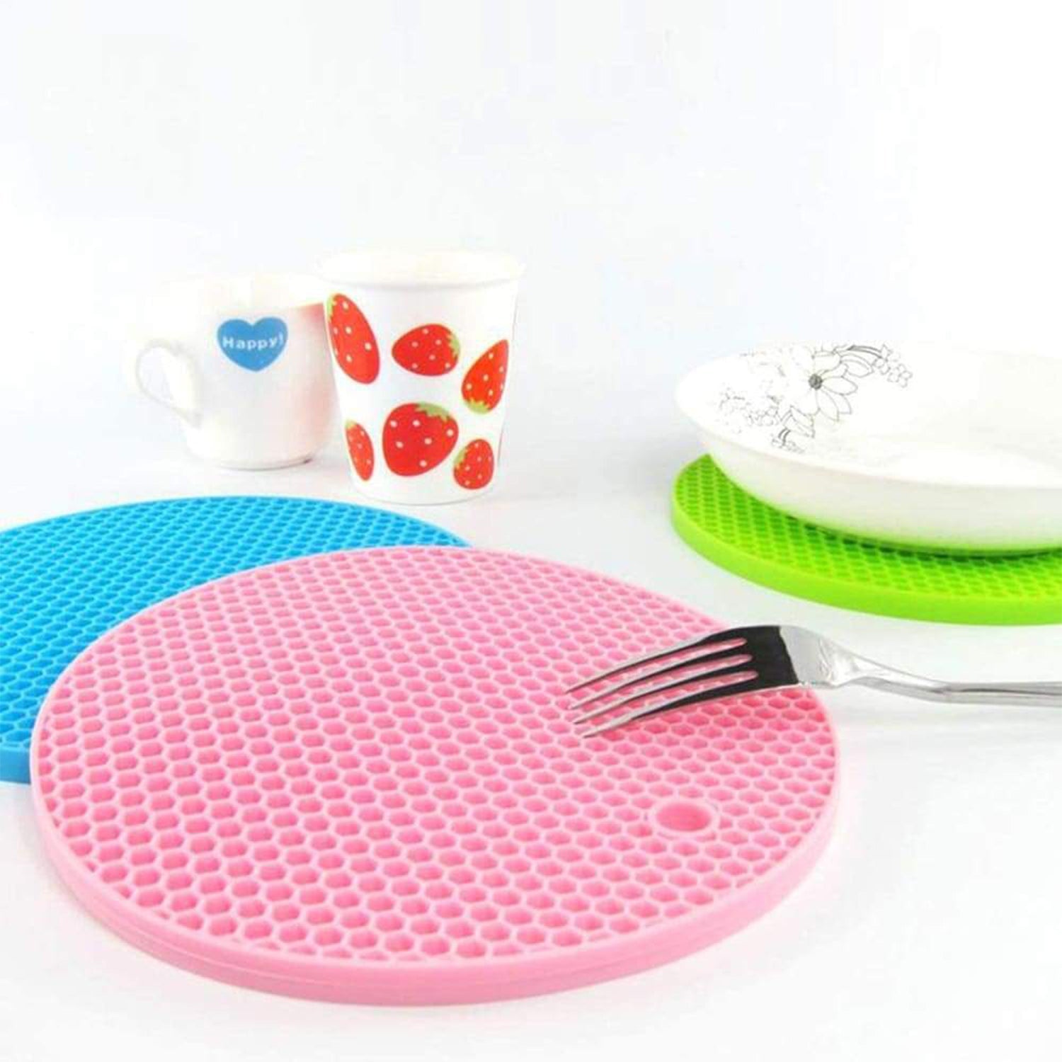 Silicone hot mat for kitchen dining