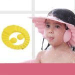 Adjustable Baby Shower Cap – Soft & Safe Bathing Hat for Eye and Ear Protection - Back View by Nari Haat, Indian et...