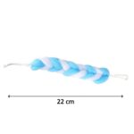 Hanging Small Loofah Sponge Poufs – Body Scrubbers for Bath & Shower (Pack of 6) - Sleeve Design by Nari Haat, Indi...