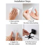 Rotatable hooks for hanging 360 (1 Pc / Black) - Closeup Embroidery by Nari Haat, Indian ethnic wear, women clothing,...