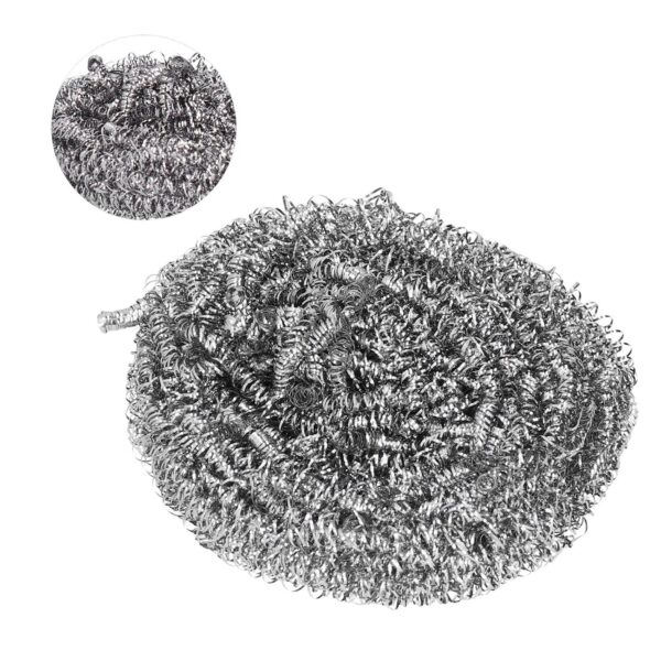 Stainless Steel Scrubber  /  Scourer (pack of 6pc) - Front View by Nari Haat, Indian ethnic wear, women clothing, des...