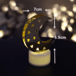 Decorative Moon Shaped Flameless LED Candles (12 Pc) - With Dupatta by Nari Haat, Indian ethnic wear, women clothing,...