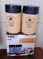 Accurate Seal Tea Sugar Coffee Container, Plastic Damru Shaped Tea, Coffee, Sugar Canisters Jar, New Airtight Food Se...