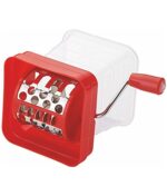 Plastic Vegetable Chopper Cutter with Stainless Steel Blade - Fabric Detail by Nari Haat, Indian ethnic wear, women c...