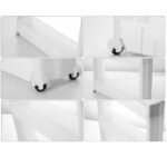 Multipurpose 3 Layer Slim Side Space Saving Storage Organizer Rack Shelf - Full Detail by Nari Haat, Indian ethnic we...