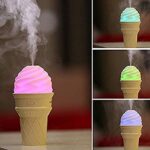 Ice Cream Design LED Humidifier for Freshening Air & Fragrance (Multicoloured) - Closeup Embroidery by Nari Haat, Ind...