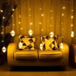 8 Feet 12 Wish Heart Ball String LED Lights With Color Box for Home Decoration, Diwali & Wedding LED Christmas Light ...