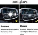 Anti-Fog & Anti-Scratch Rearview Mirror Film – HD Protective Sticker (1 Pc) - Fabric Detail by Nari Haat, Indian et...