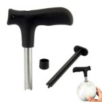 Premium Quality Stainless Steel Coconut Opener Tool / Driller with Comfortable Grip - Back View by Nari Haat, Indian ...