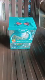 Glass Baby Feeding Bottle with Handles & Straw (300 ML / 1 Pc) - Full Detail by Nari Haat, Indian ethnic wear, women ...