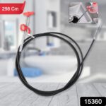 Flexible Spring Drain Cleaning Tool with Hand Grip (1 Pc / 298 Cm) - With Dupatta by Nari Haat, Indian ethnic wear, w...