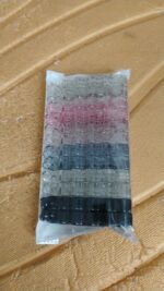 Plastic Hair Claw Clips Strong Clips (12 Pc / Mix Color), Hair accessories - Fabric Detail by Nari Haat, Indian ethni...