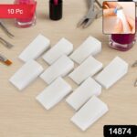 10 Pcs Nail Buffer Blocks – Professional Manicure & Pedicure Nail Polishing Sponge - With Dupatta by Nari Haat, Ind...