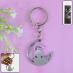 Devotional “Jai Shri Ram” Metal Keychain - (1 Pc) - Front View by Nari Haat, Indian ethnic wear, women clothing, ...