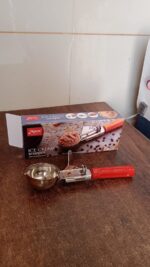 Apex Ice Cream Scoop – 70 ML Stainless Steel Head with Ergonomic Handle (1 Pc) - Fabric Detail by Nari Haat, Indian...