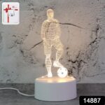 3D Illusion LED Night Lamp with Football Player Design - With Dupatta by Nari Haat, Indian ethnic wear, women clothin...