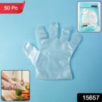 Disposable Clear Gloves, 50 Pc Pack - With Dupatta by Nari Haat, Indian ethnic wear, women clothing, designer suit